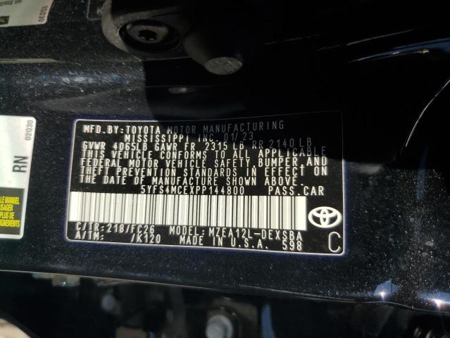 VIN 5YFS4MCEXPP144800 2023 Toyota Corolla, SE no.13