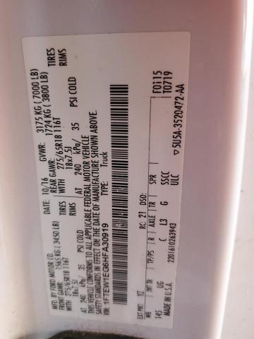 2017 FORD F150 SUPER - 1FTEW1EG6HFA30919