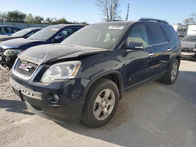 GMC ACADIA SLT 2009 blue  gas 1GKEV33D19J193083 photo #1