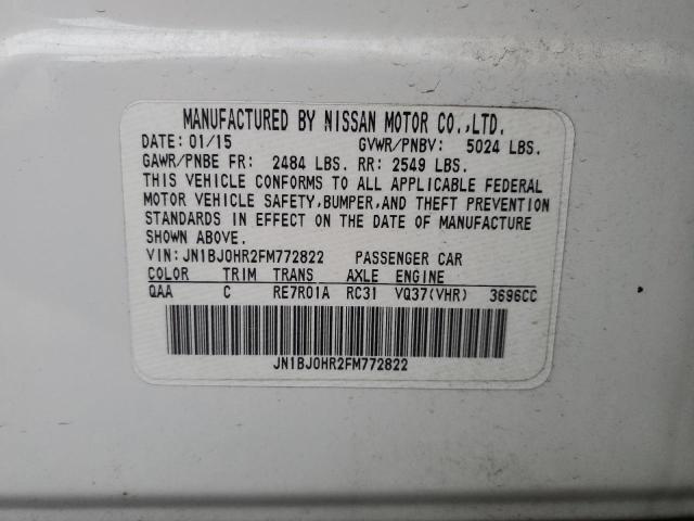2015 INFINITI QX50 - JN1BJ0HR2FM772822