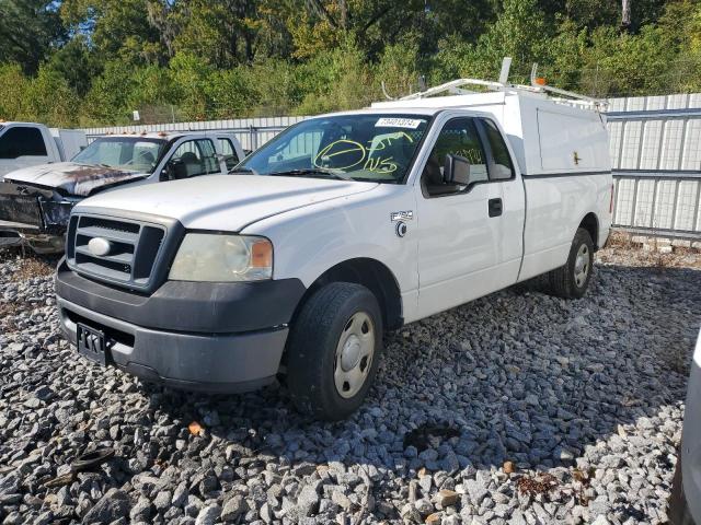 FORD F150 2008 white  gas 1FTRF12248KD97237 photo #1