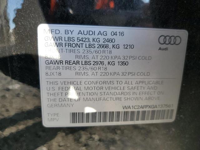 VIN WA1C2AFPXGA137561 2016 Audi Q5, Premium no.13