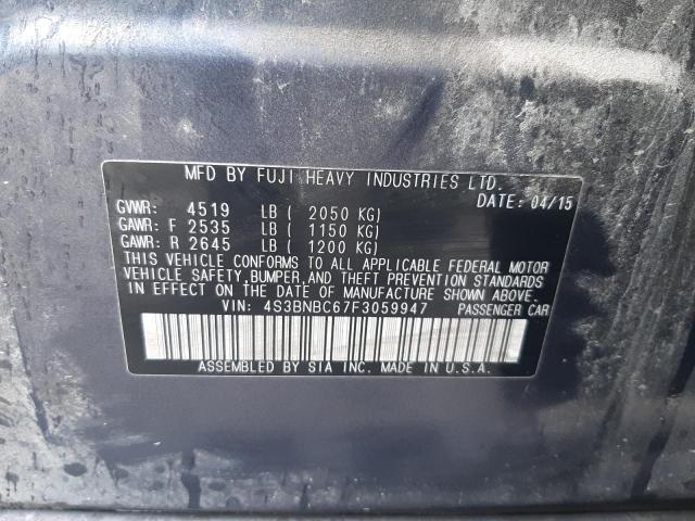 VIN 4S3BNBC67F3059947 2015 SUBARU LEGACY no.12