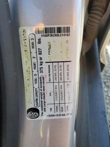 VIN 1FADP3K2XDL214162 2013 FORD FOCUS no.12