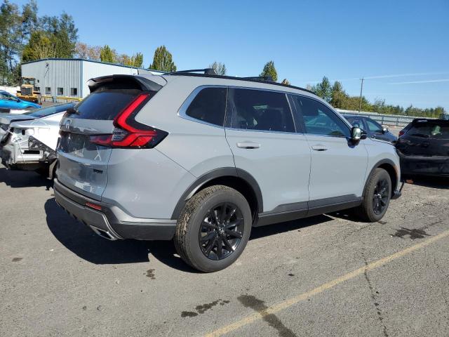 HONDA CR-V SPORT 2024 gray  hybrid engine 7FARS6H87RE070791 photo #4