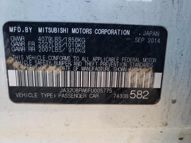 2015 MITSUBISHI LANCER GT JA32U8FW6FU005775