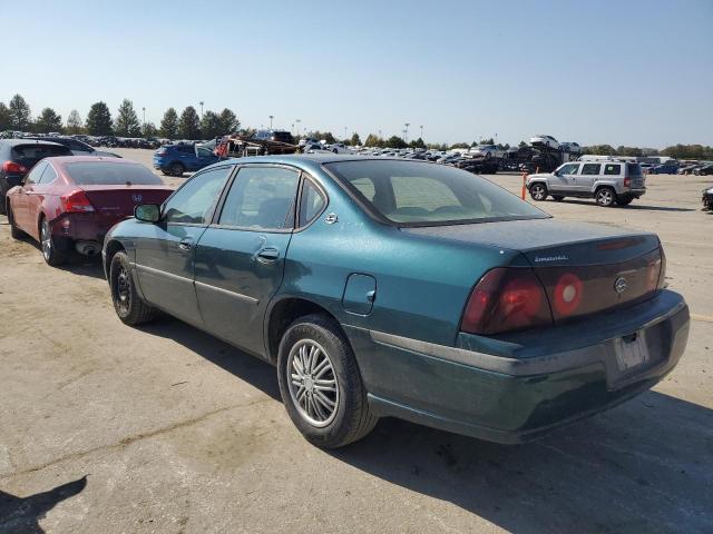 CHEVROLET IMPALA 2001 green sedan 4d gas 2G1WF52E019203632 photo #3