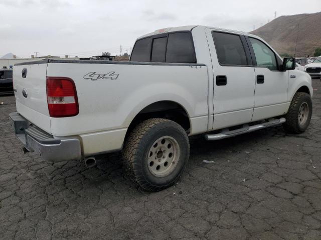 FORD F150 SUPER 2005 white crew pic gas 1FTPW14595FA24150 photo #4