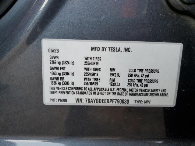 2023 TESLA MODEL Y - 7SAYGDEEXPF790030