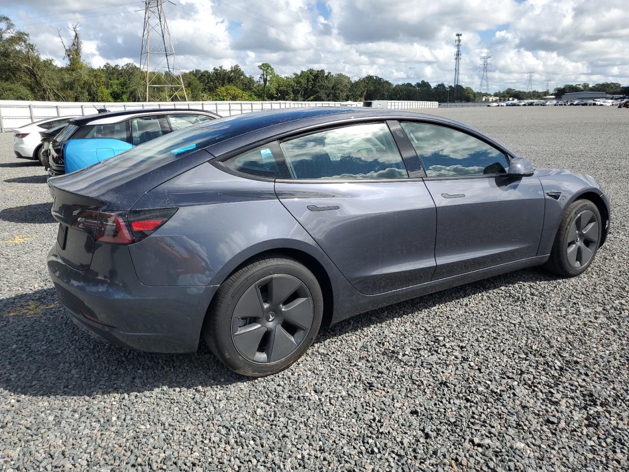 Lot #2989157758 2023 TESLA MODEL 3