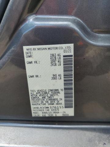 1N4BL4CV3MN376155 2021 NISSAN ALTIMA