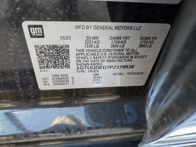 2023 GMC SIERRA K15 - 1GTUUDED7PZ178938