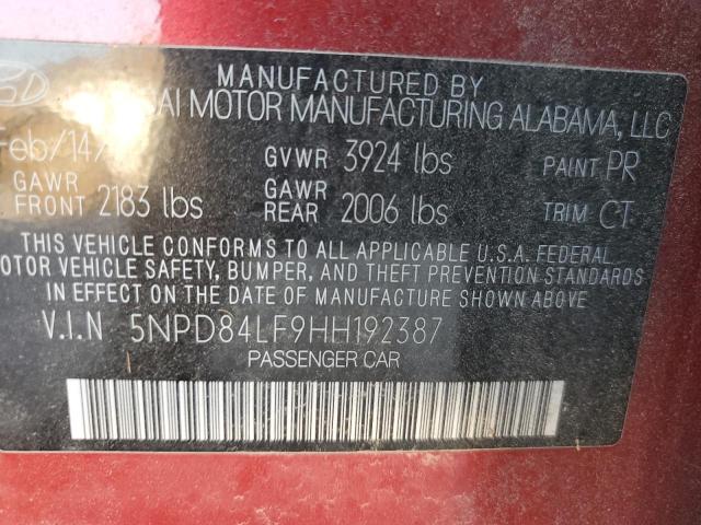 2017 HYUNDAI ELANTRA SE - 5NPD84LF9HH192387