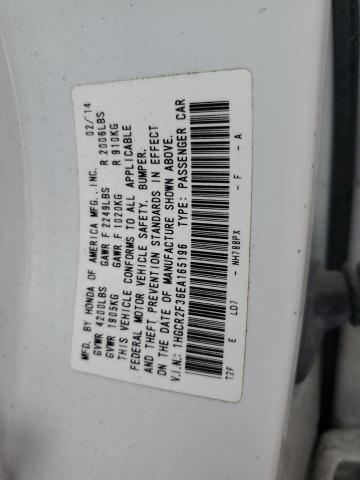 VIN 1HGCR2F36EA165196 2014 Honda Accord, LX no.13