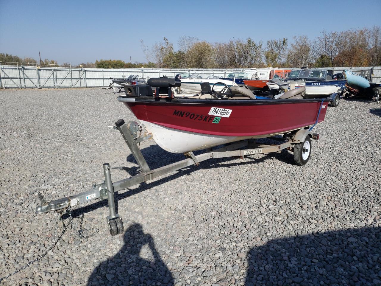 Lot #2989172859 1978 STARCRAFT BOAT W/TRL