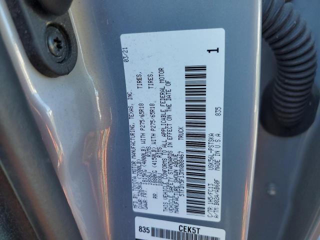 2021 TOYOTA TUNDRA CRE - 5TFDY5F13MX008467