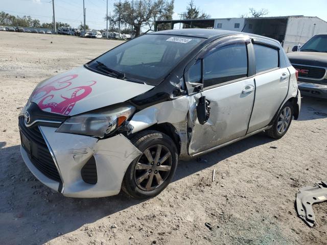 TOYOTA YARIS L 2016 white  gas VNKKTUD37GA066763 photo #1