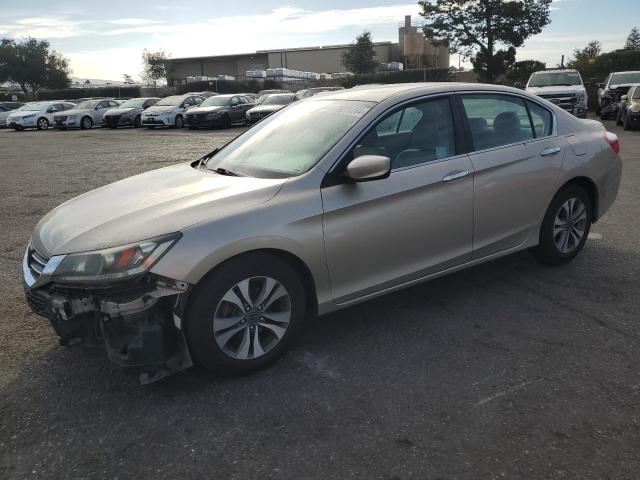 HONDA ACCORD LX 2014 beige  gas 1HGCR2F35EA207566 photo #1