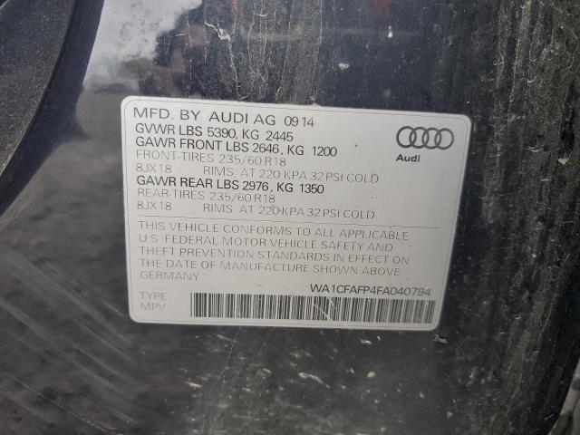 VIN WA1CFAFP4FA040794 2015 Audi Q5, Premium no.13