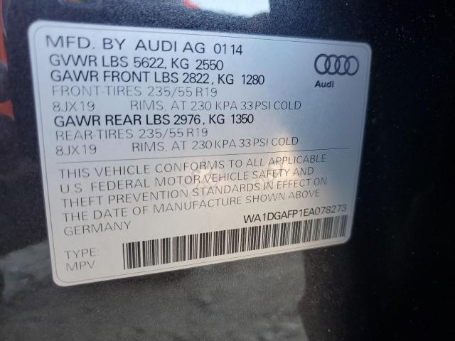 VIN WA1DGAFP1EA078273 2014 Audi Q5, Premium Plus no.13