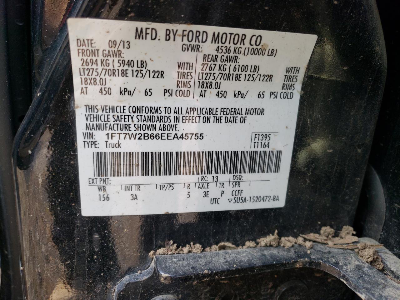 Lot #2939908065 2014 FORD F250 SUPER