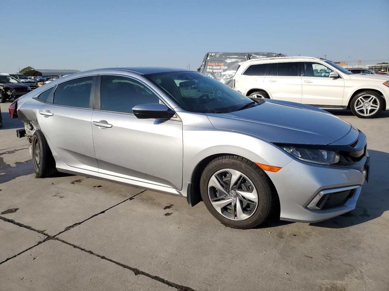 Lot #2953005646 2021 HONDA CIVIC LX