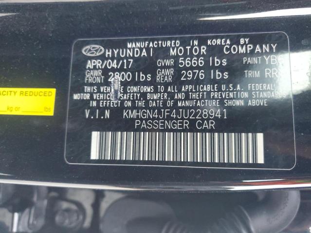 2018 GENESIS G80 ULTIMA KMHGN4JF4JU228941