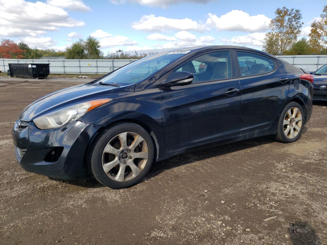 Lot #2945359504 2012 HYUNDAI ELANTRA GL