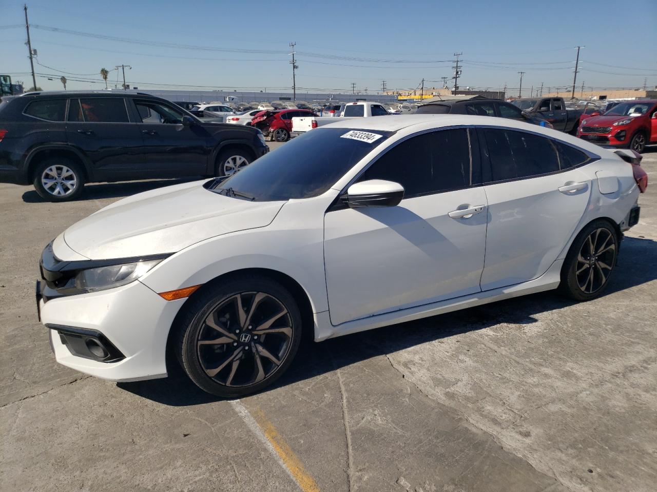 Lot #2988859658 2019 HONDA CIVIC SPOR