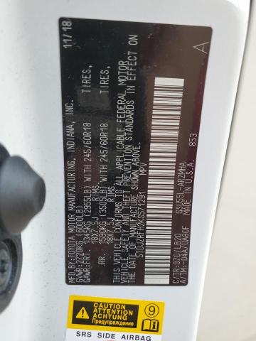2019 TOYOTA HIGHLANDER - 5TDJZRFH2KS571291