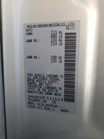 2023 NISSAN MAXIMA SV - 1N4AA6CV2PC511624