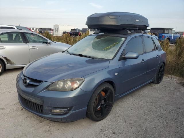 MAZDA SPEED 3 2007 blue  gas JM1BK34L471730748 photo #1