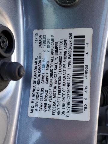 2016 HONDA CIVIC LX - 2HGFC2F56GH511767