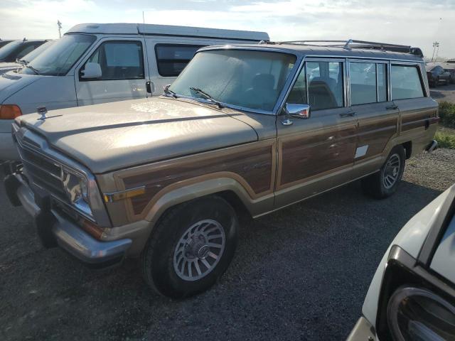 JEEP GRAND WAGO 1989 tan 4dr spor gas 1J4GS5875KP105984 photo #1