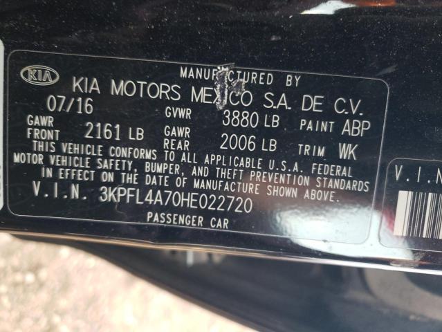 2017 KIA FORTE LX - 3KPFL4A70HE022720