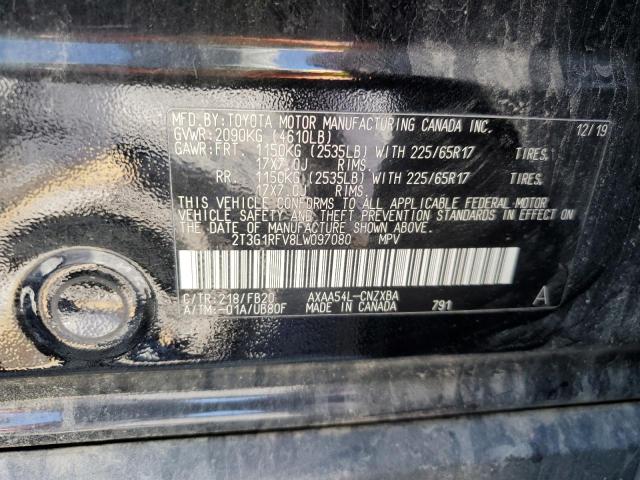 2020 TOYOTA RAV4 LE - 2T3G1RFV8LW097080