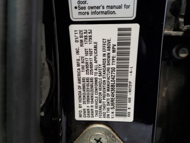 5J6RE4H36BL042750 2011 HONDA CRV