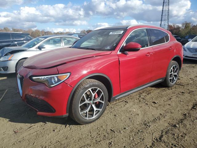 ALFA ROMEO STELVIO TI 2019 red  gas ZASPAKBN3K7C52701 photo #1