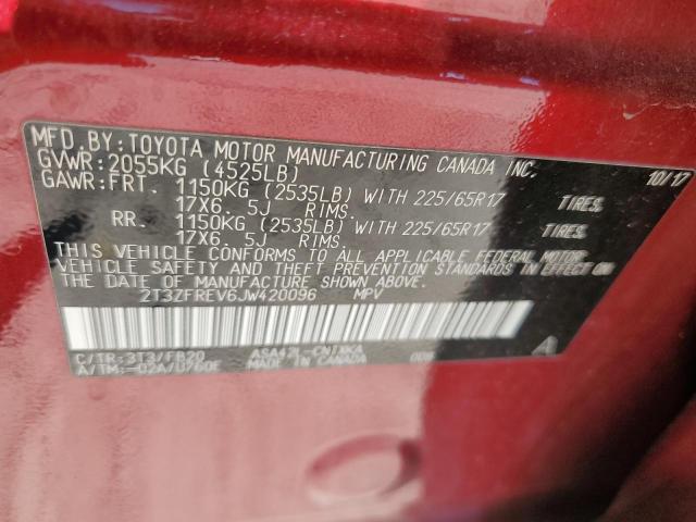 2018 TOYOTA RAV4 LE - 2T3ZFREV6JW420096