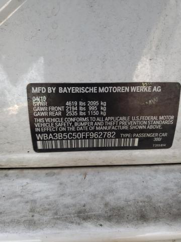 VIN WBA3B5C50FF962782 2015 BMW 3 Series, 328 Xi Sulev no.12