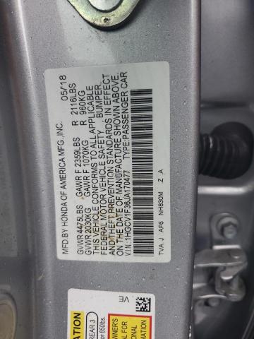 2018 HONDA ACCORD SPO - 1HGCV1F36JA170477