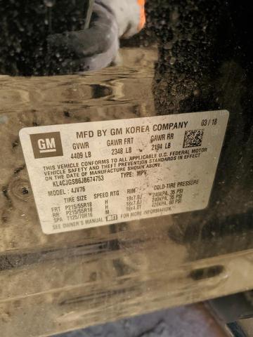 2018 BUICK ENCORE PRE - KL4CJGSB6JB674753