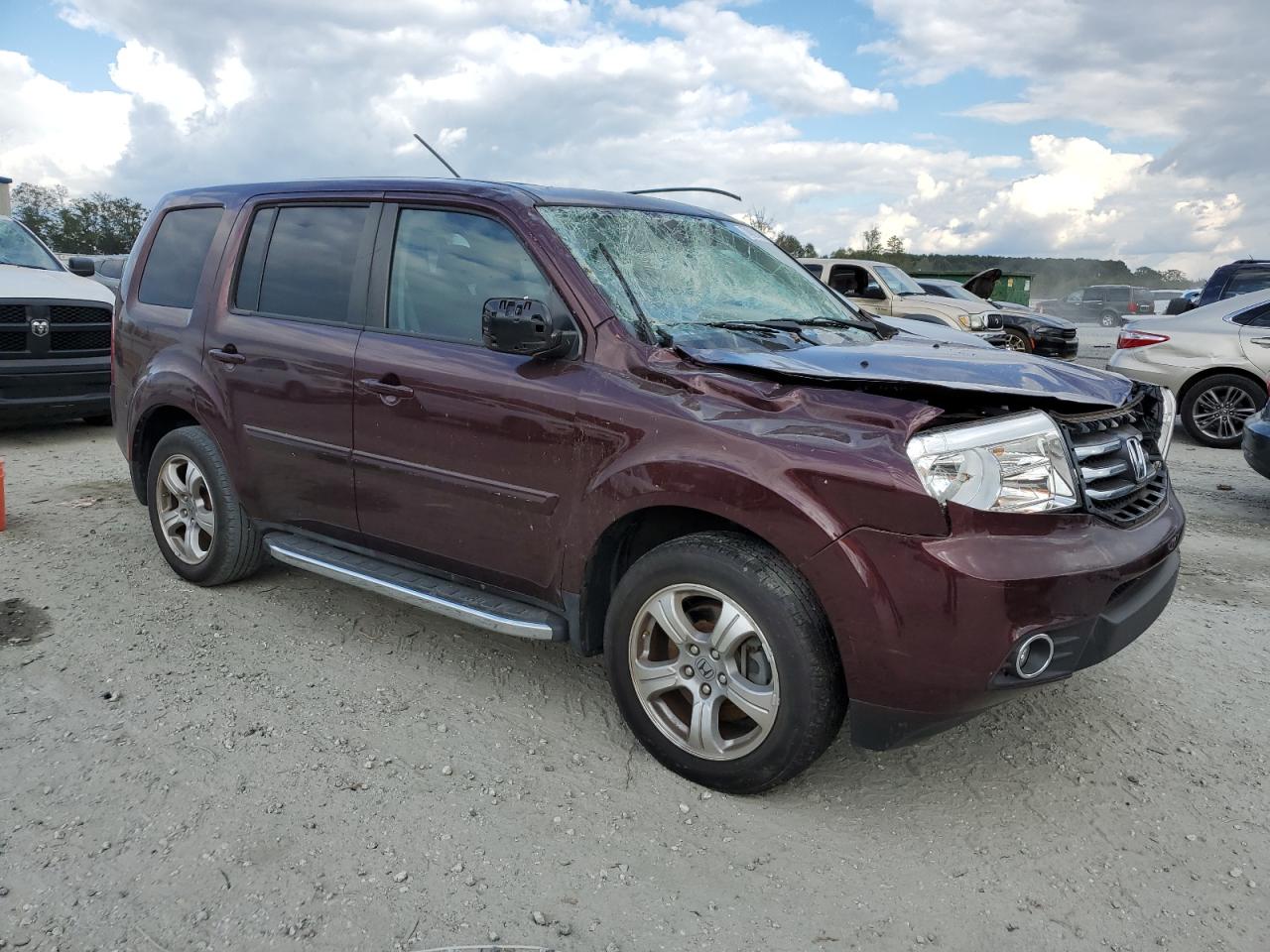 Lot #2907433991 2015 HONDA PILOT EXL