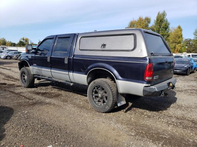 FORD F250 SUPER 1999 blue crew pic diesel 1FTNW21F3XEE62519 photo #3