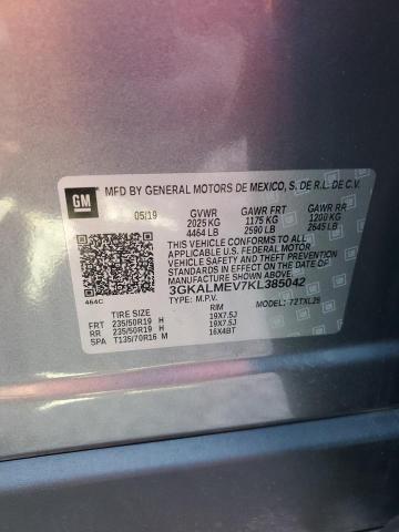 2019 GMC TERRAIN SL - 3GKALMEV7KL385042