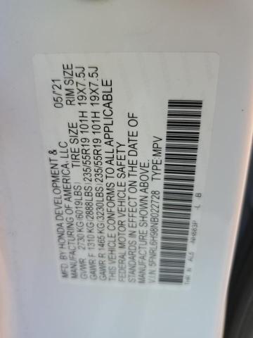 2022 HONDA ODYSSEY EL - 5FNRL6H98NB022728
