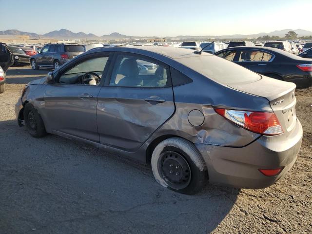 HYUNDAI ACCENT GLS 2013 gray sedan 4d gas KMHCT4AE4DU531184 photo #3