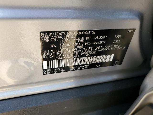 2019 TOYOTA RAV4 XLE - JTMRWRFV8KD006993