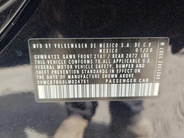 2020 VOLKSWAGEN JETTA S - 3VWCB7BU0LM024751