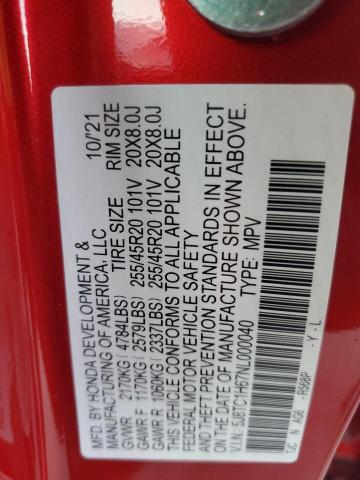 2022 ACURA RDX A-SPEC - 5J8TC1H67NL000040